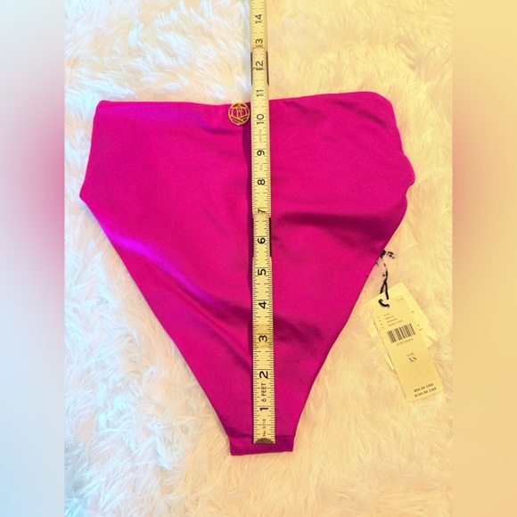 Bahia Maria x Anthropologie High-Waisted Bikini Bottoms | Pink Fuchsia | XS NWT - Picture 5 of 14